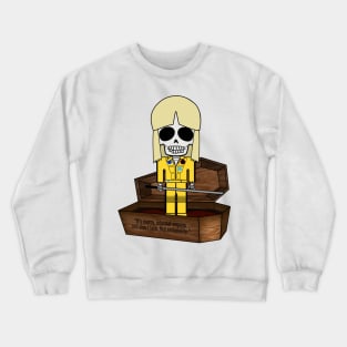 "Bone Idols" Casket No.16 - Bony Bride Crewneck Sweatshirt